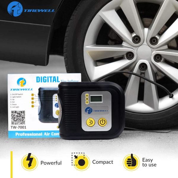 amicikart tirewell digital tyre inflator